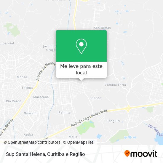 Sup Santa Helena mapa