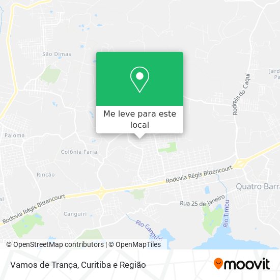Vamos de Trança mapa