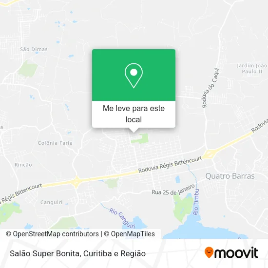 Salão Super Bonita mapa