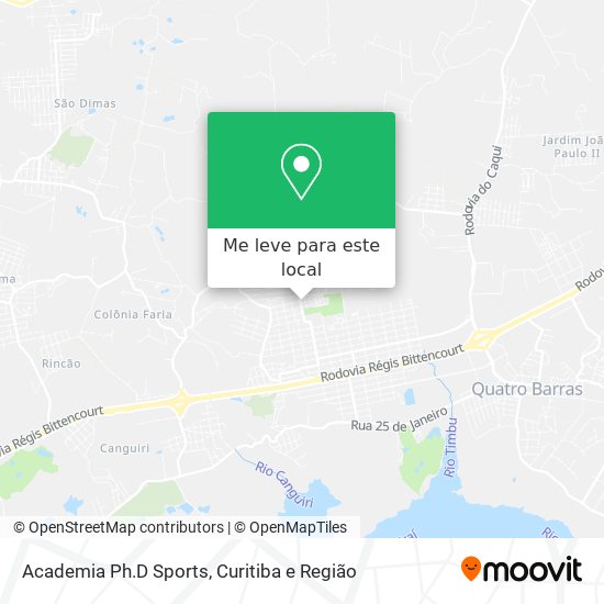 Academia Ph.D Sports mapa