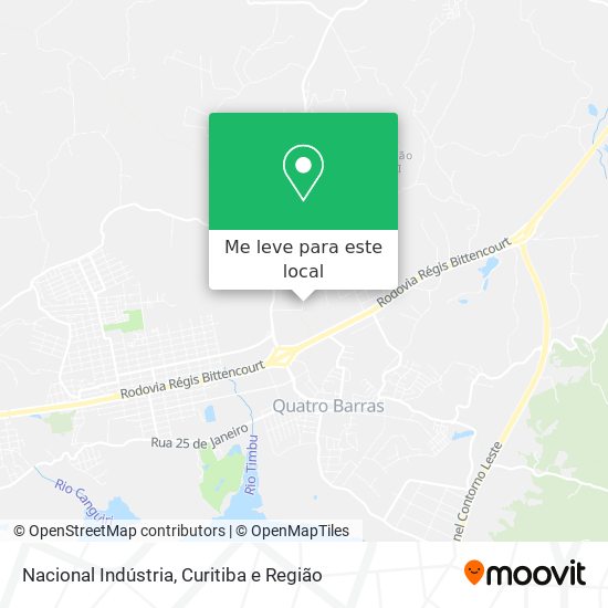 Nacional Indústria mapa