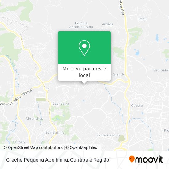 Creche Pequena Abelhinha mapa