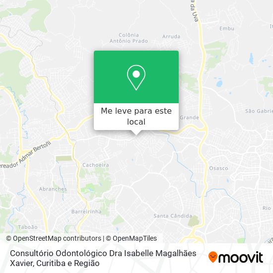 Consultório Odontológico Dra Isabelle Magalhães Xavier mapa