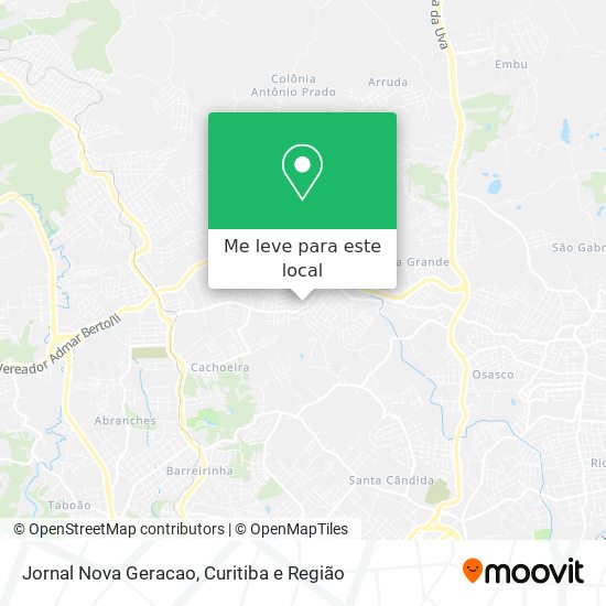 Jornal Nova Geracao mapa
