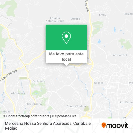 Mercearia Nossa Senhora Aparecida mapa