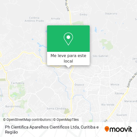 Ph Cientifica Aparelhos Cientificos Ltda mapa