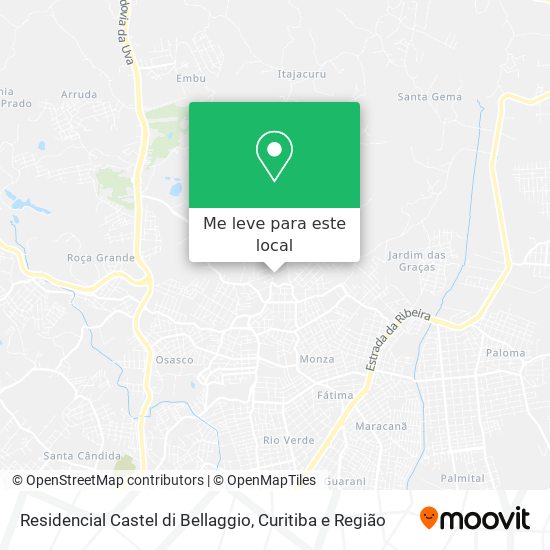 Residencial Castel di Bellaggio mapa