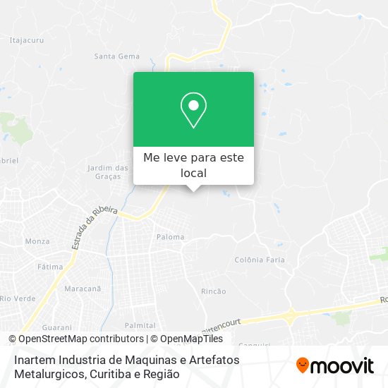 Inartem Industria de Maquinas e Artefatos Metalurgicos mapa