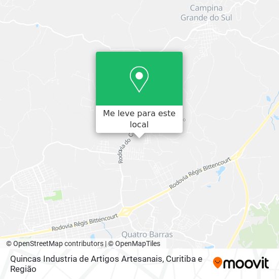 Quincas Industria de Artigos Artesanais mapa
