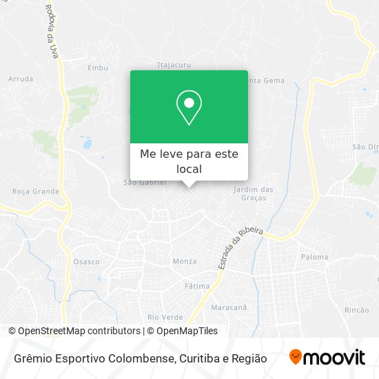 Grêmio Esportivo Colombense mapa