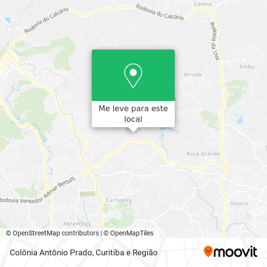 Colônia Antônio Prado mapa