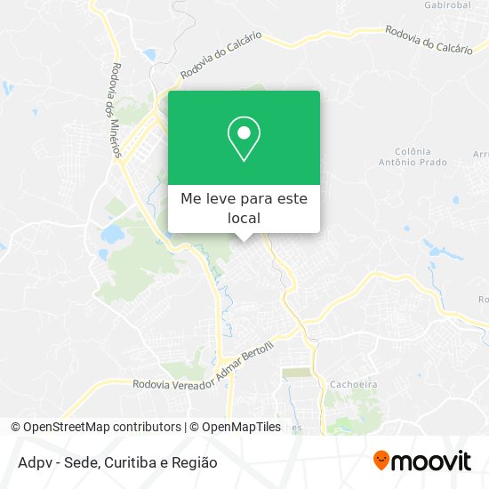 Adpv - Sede mapa