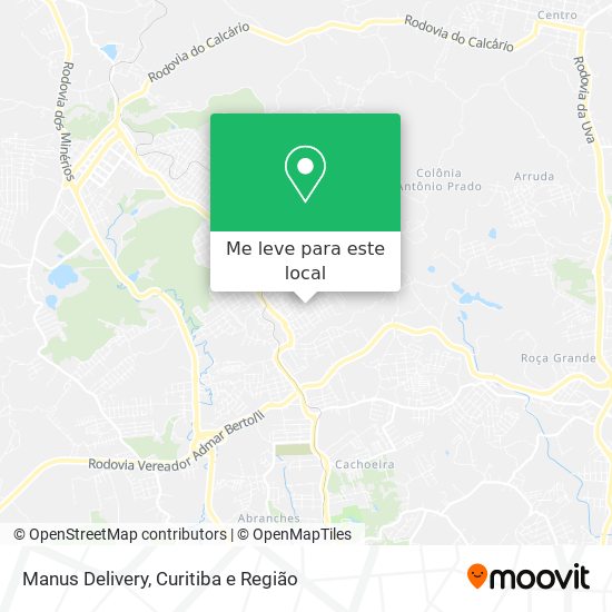 Manus Delivery mapa