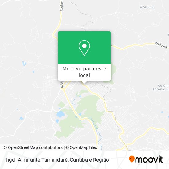 Iigd- Almirante Tamandaré mapa