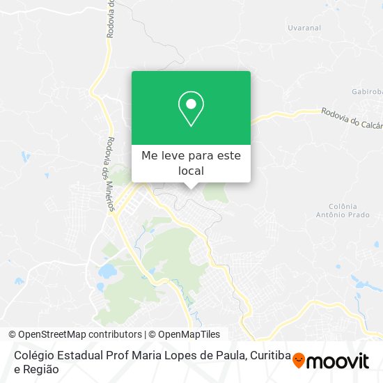 Colégio Estadual Prof Maria Lopes de Paula mapa