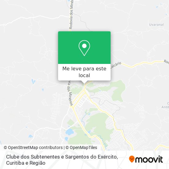 Clube dos Subtenentes e Sargentos do Exército mapa