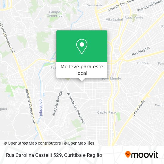 Rua Carolina Castelli 529 mapa