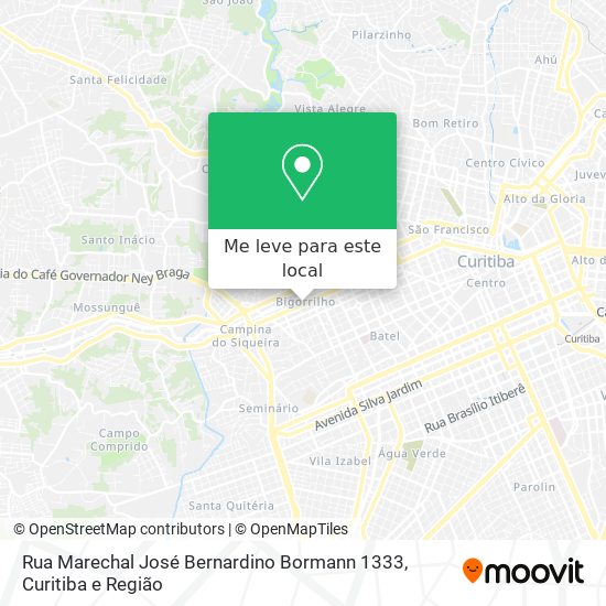 Rua Marechal José Bernardino Bormann 1333 mapa