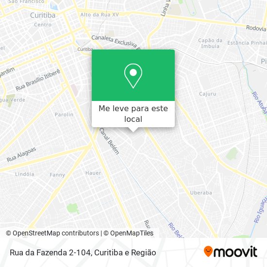 Rua da Fazenda 2-104 mapa