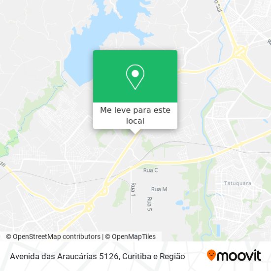 Avenida das Araucárias 5126 mapa