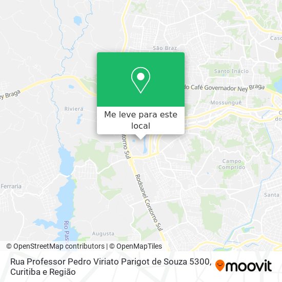 Rua Professor Pedro Viriato Parigot de Souza 5300 mapa