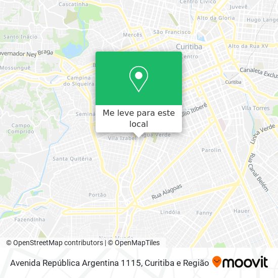Avenida República Argentina 1115 mapa