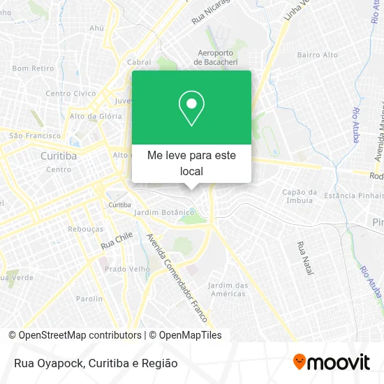 Rua Oyapock mapa