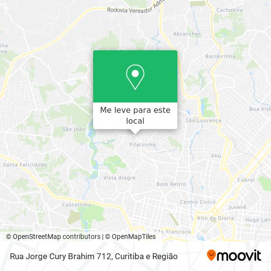 Rua Jorge Cury Brahim 712 mapa