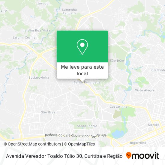 Avenida Vereador Toaldo Túlio 30 mapa