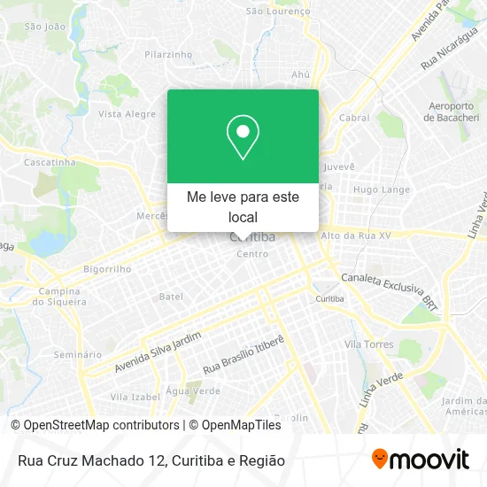 Rua Cruz Machado 12 mapa