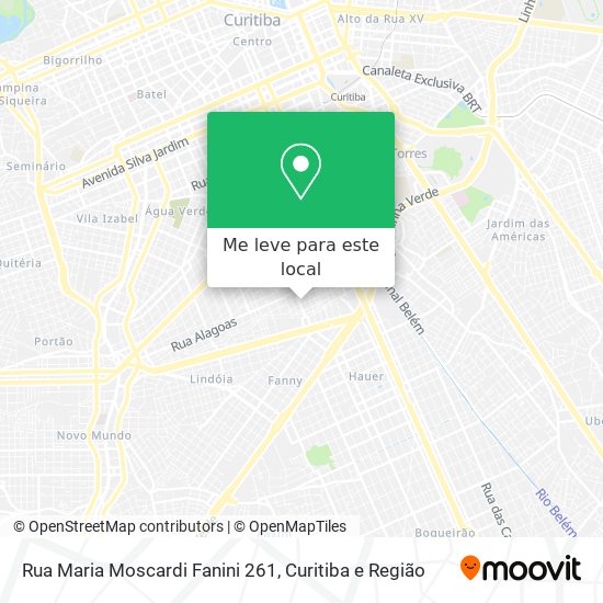 Rua Maria Moscardi Fanini 261 mapa
