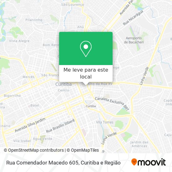 Rua Comendador Macedo 605 mapa