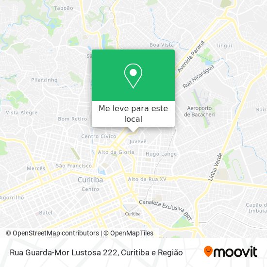 Rua Guarda-Mor Lustosa 222 mapa