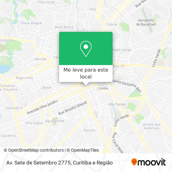 Av. Sete de Setembro 2775 mapa