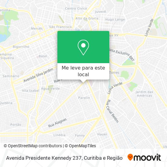 Avenida Presidente Kennedy 237 mapa