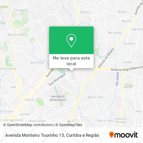 Avenida Monteiro Tourinho 15 mapa