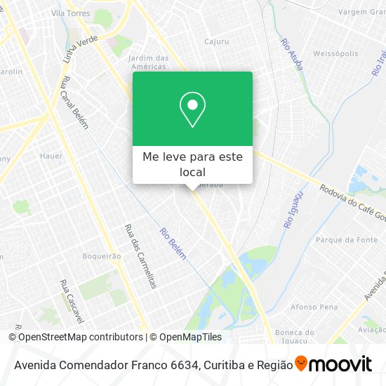 Avenida Comendador Franco 6634 mapa