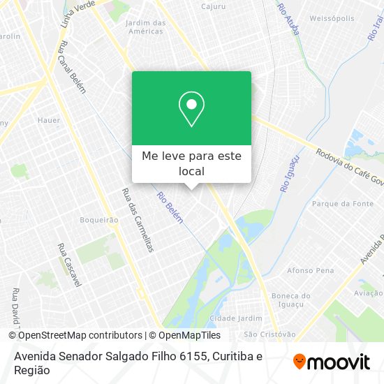 Avenida Senador Salgado Filho 6155 mapa