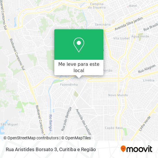 Rua Aristides Borsato 3 mapa