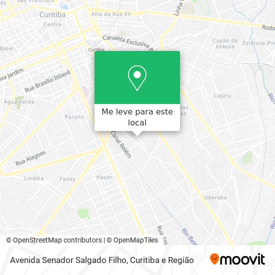 Avenida Senador Salgado Filho mapa