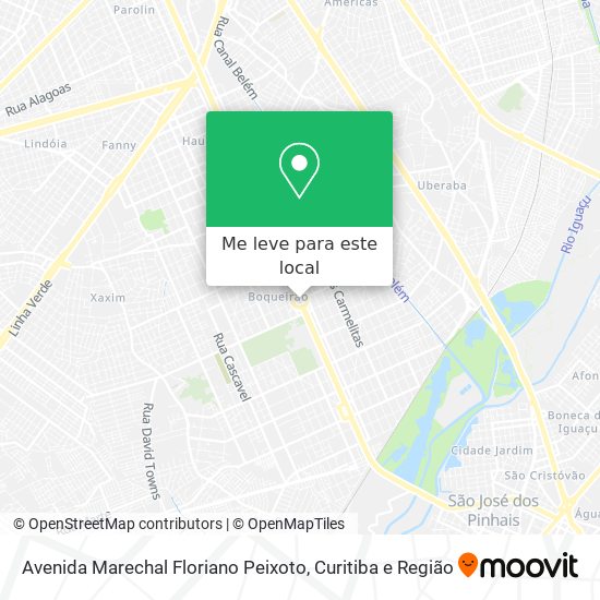 Avenida Marechal Floriano Peixoto mapa