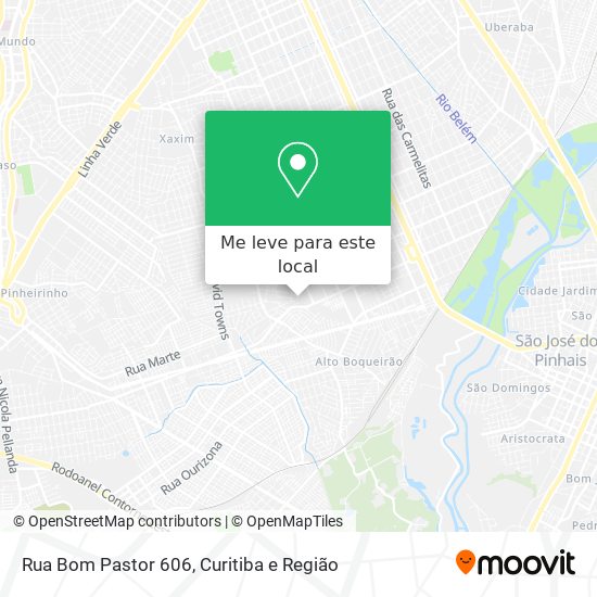 Rua Bom Pastor 606 mapa