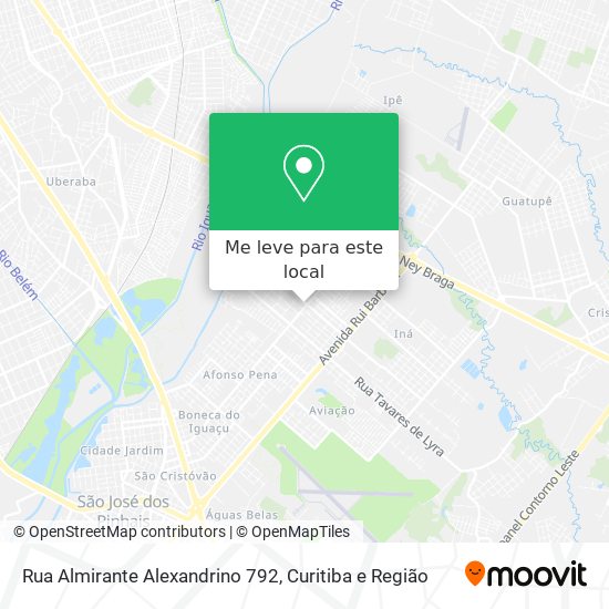 Rua Almirante Alexandrino 792 mapa