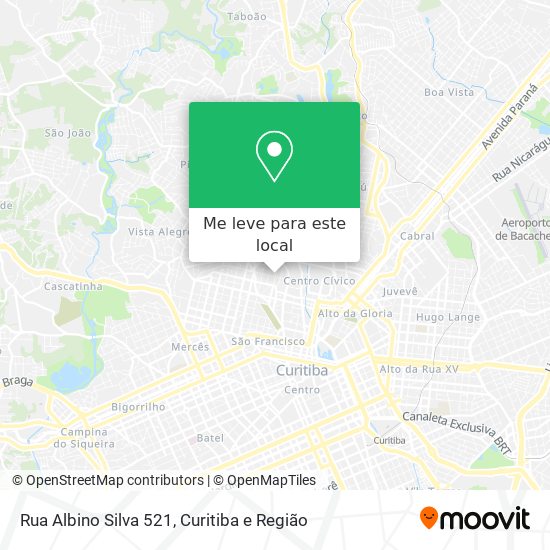 Rua Albino Silva 521 mapa