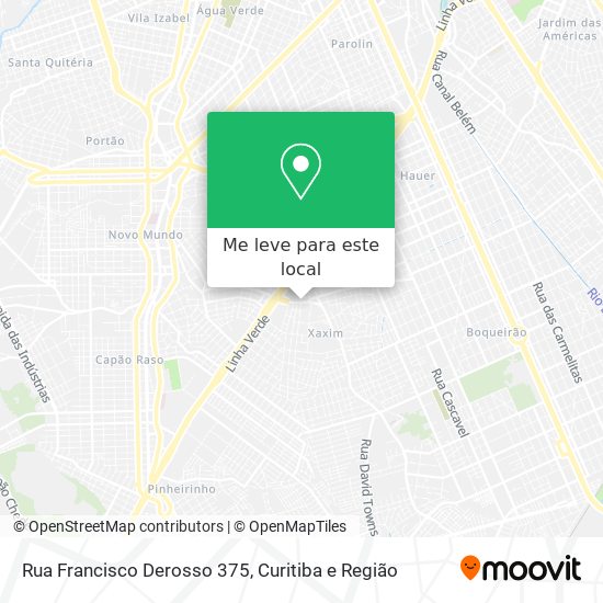 Rua Francisco Derosso 375 mapa