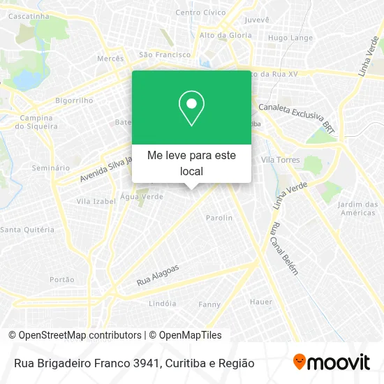 Rua Brigadeiro Franco 3941 mapa