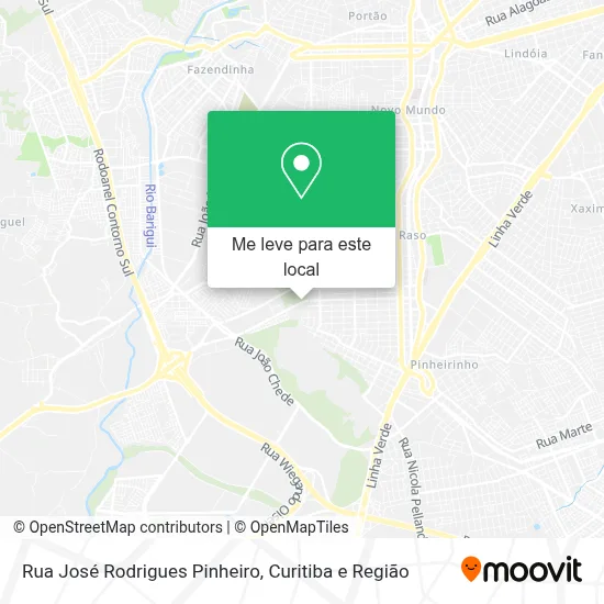 Rua José Rodrigues Pinheiro mapa