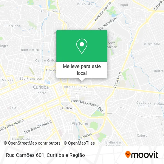 Rua Camões 601 mapa