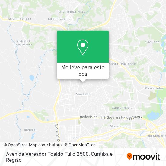 Avenida Vereador Toaldo Túlio 2500 mapa