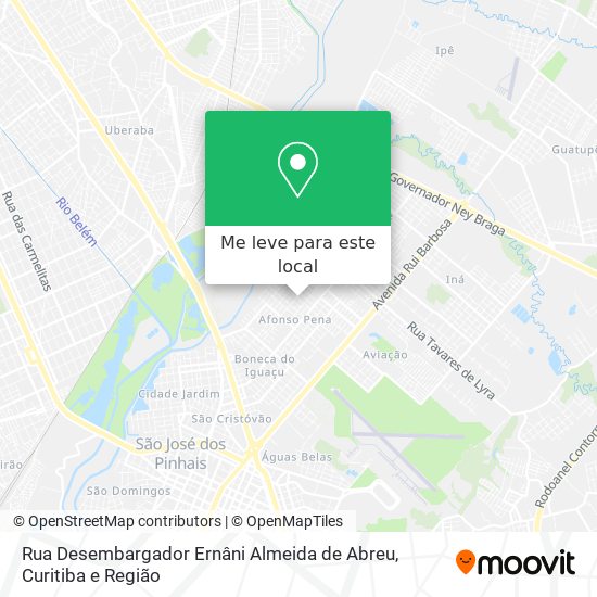 Rua Desembargador Ernâni Almeida de Abreu mapa